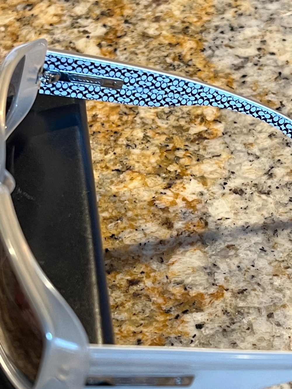Coach Clear Frame Sunglasses with Black Lenses - Picture 5 of 9